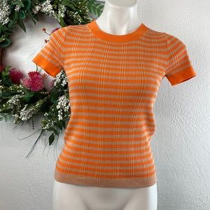 Madewell Sweater Tee. Ringer Striped